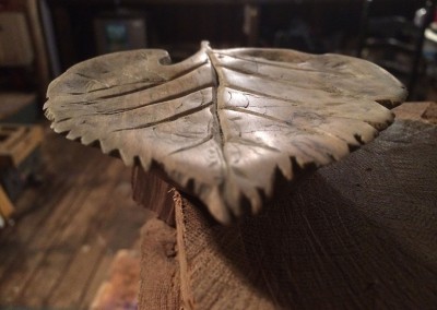 Wooden Carved Leaf