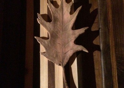 Wooden Leaf Carving